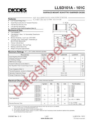 LLSD101C-7 datasheet  